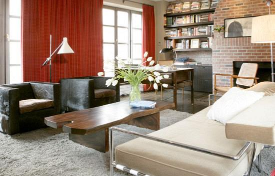 rdeco_brickwall living minimal by brad ford