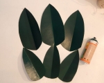 DIY BANANA LEAVES MIRROR