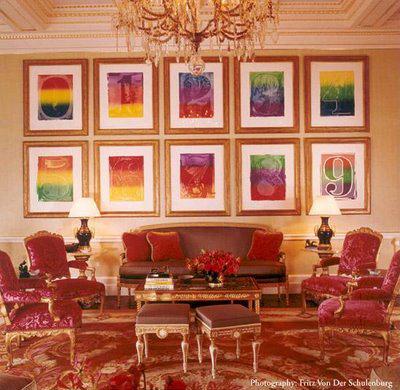 rdeco living frames red
