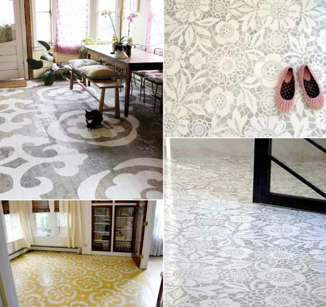 Δάπεδα με σχήματα και σχέδια