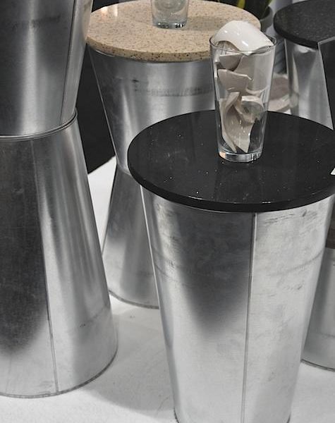 DIY: Galvanized Containers as Tables