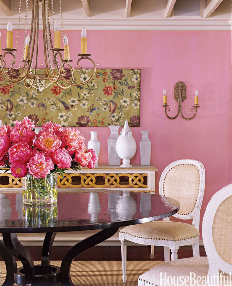 Eπιλογές διακόσμησης με ροζ χρώμα