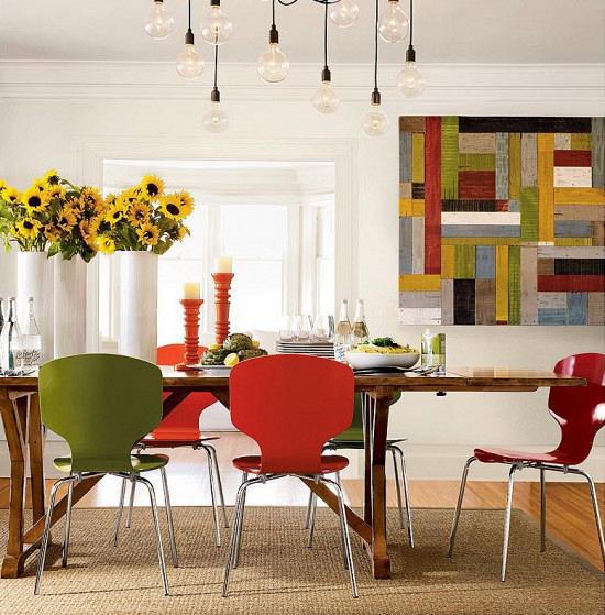 edison chandelier space