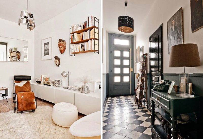 Διακόσμηση σε λευκό και γκρι