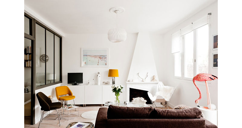 Διακόσμηση σε λευκό και γκρι