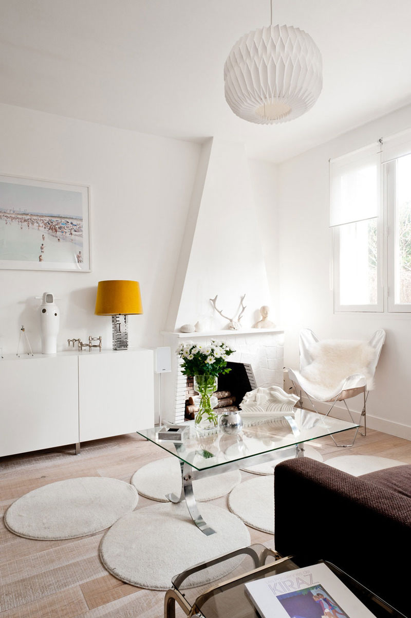 Διακόσμηση σε λευκό και γκρι