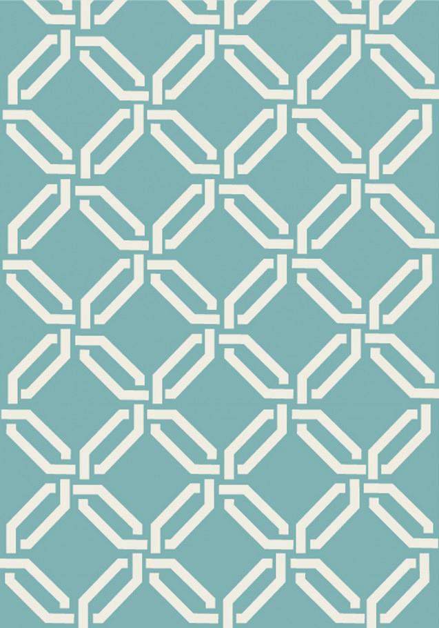 Teal Lattice 3.5x5