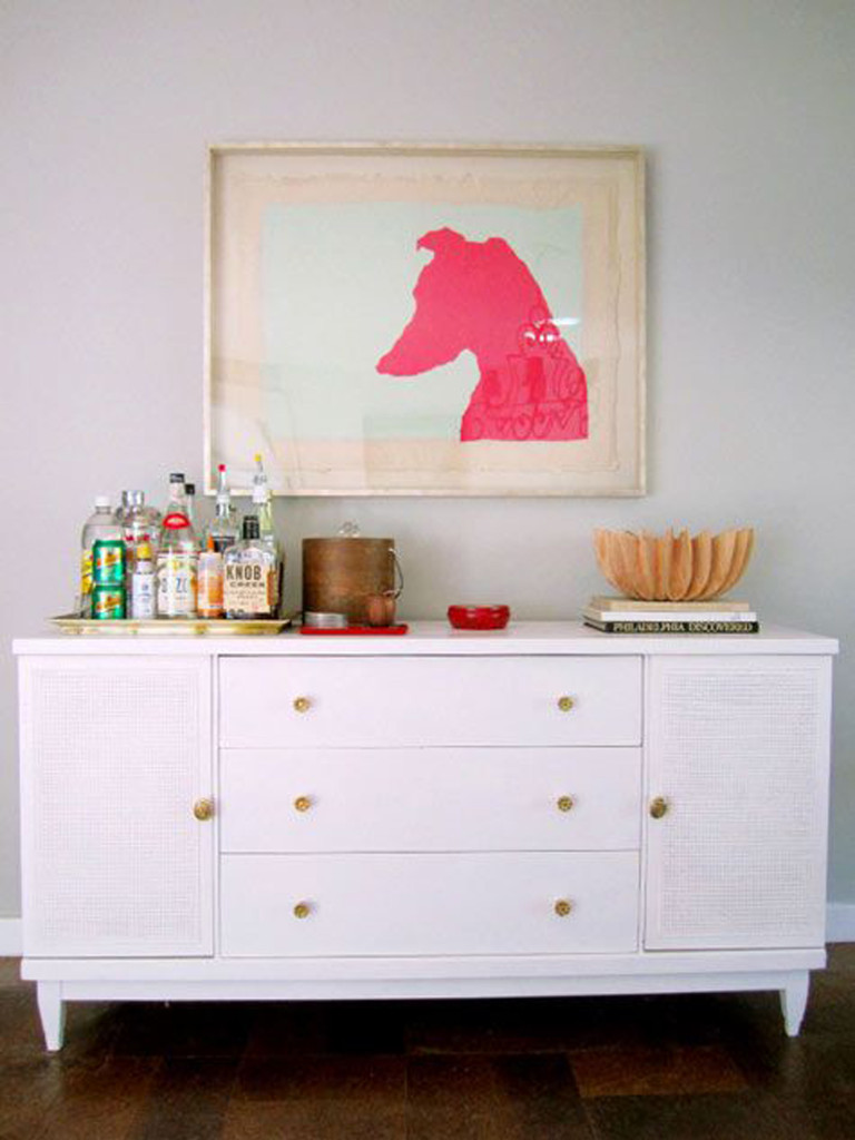 Διακόσμηση επάνω σε ένα μπουφέ