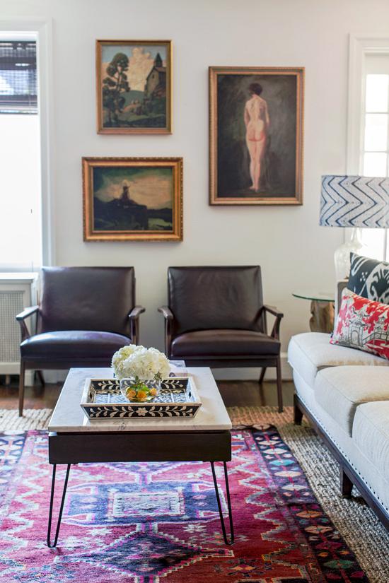 Danish-Ar-Chairs-paired-with-vintage-paintings-Design-Manifest