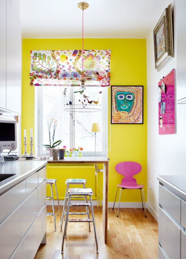 rdeco_yellow walls kitchen