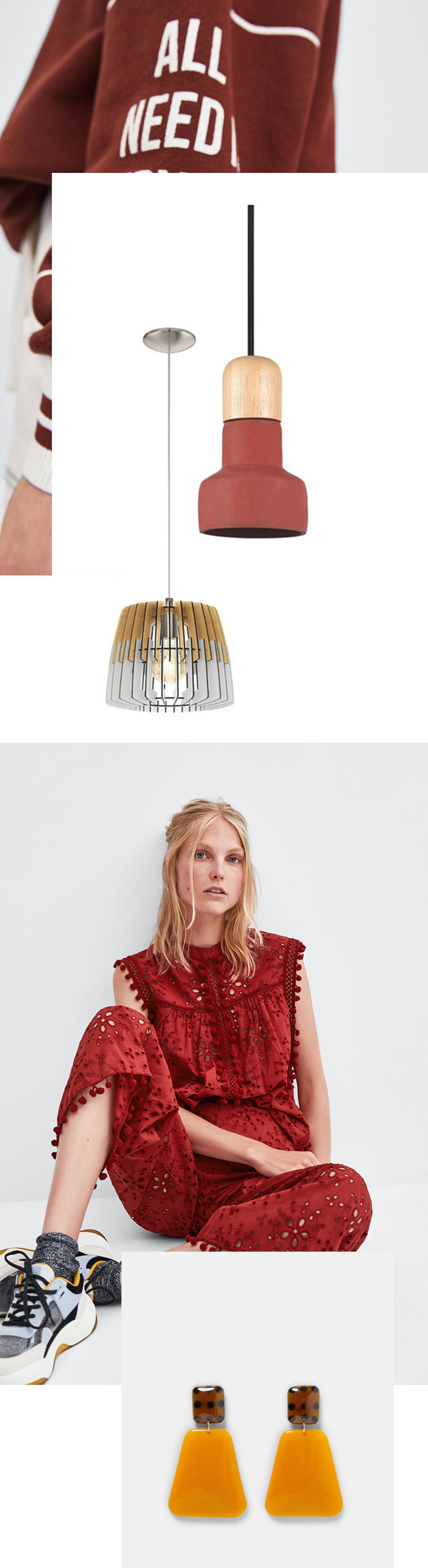 Τα χρώματα της χρονιάς σε μόδα και φωτισμό Zara-Leroy Merlin