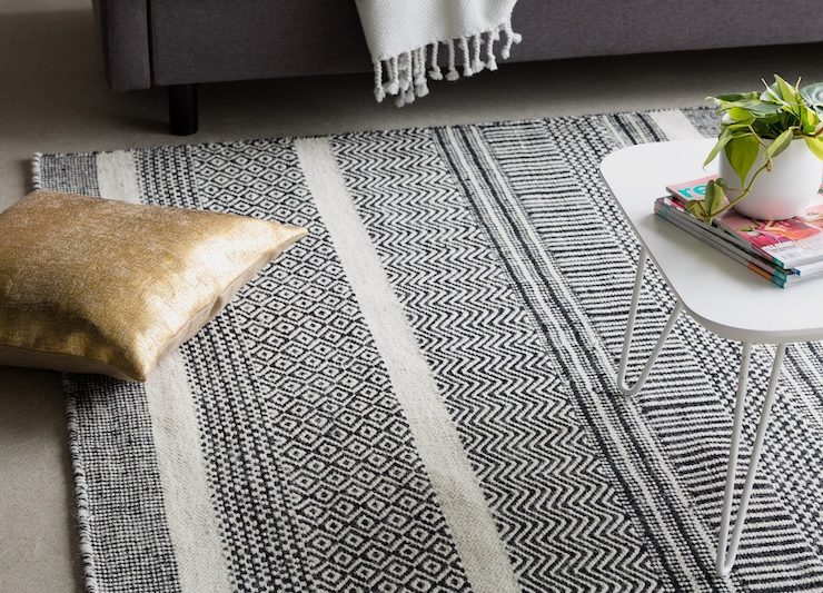 ασπρόμαυρο χαλί και με τι ταιριάζει