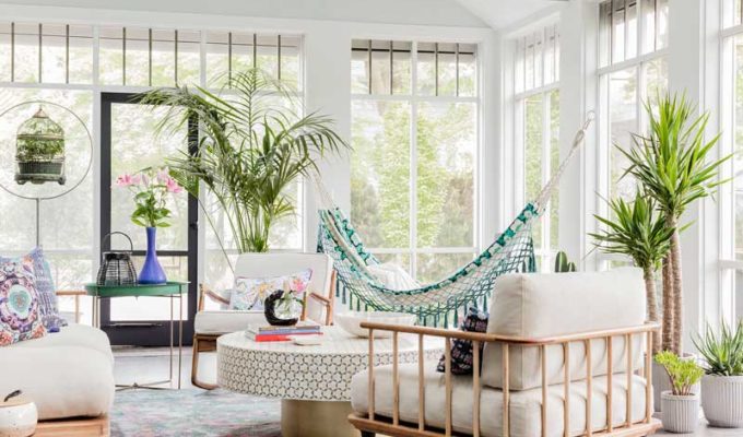 Δωμάτιο αίθριο σε στυλ exotic