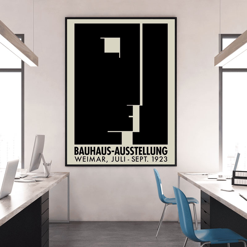 Πόστερ έκθεσης Herbert Bayer από Bauhaus